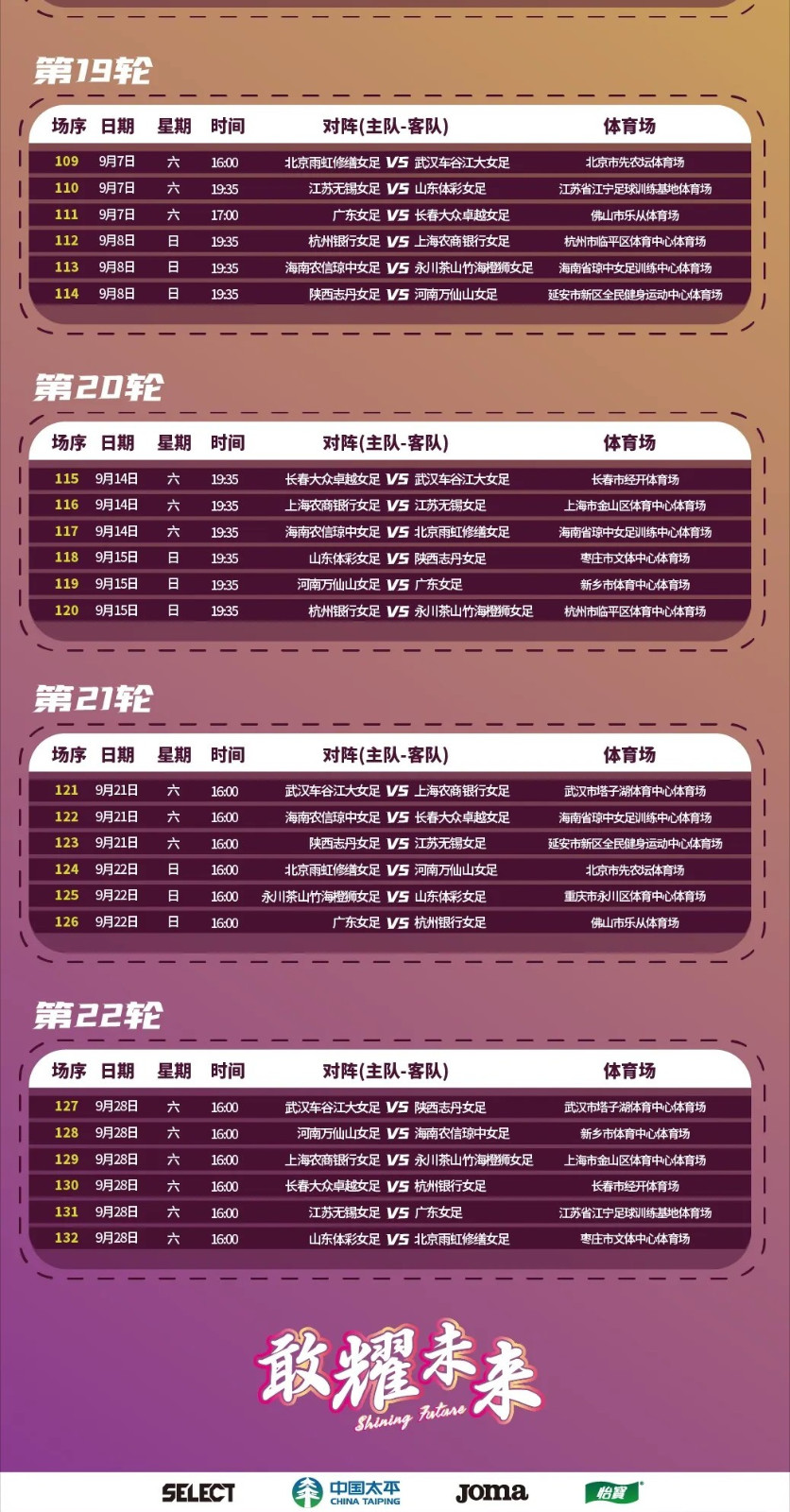 国内足球联赛赛程表受到广泛关注